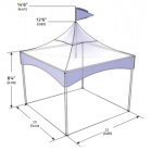 Chapiteaux avec une largeur de 15 pieds