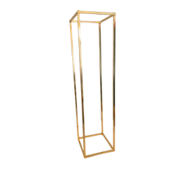 Centre de table dor rectangulaire (8''X32'')