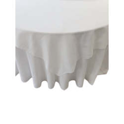 Nappe carr blanche (plusieurs grandeurs disponibles)