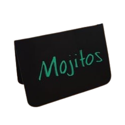 Affichette noire craie