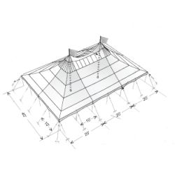 Chapiteau 40x60 avec cts