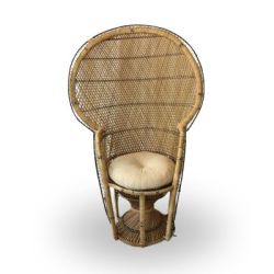 Chaise Emmanuelle en osier