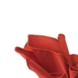Serviette de table orange brle