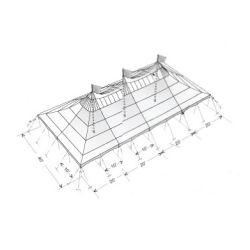 Chapiteau 40x80 avec cts