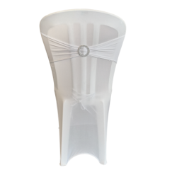 Bandeau blanc avec bijou