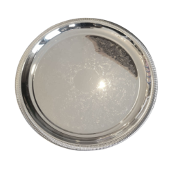 Plateau rond 15'' avec gravure