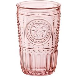 Verre  eau boho blush