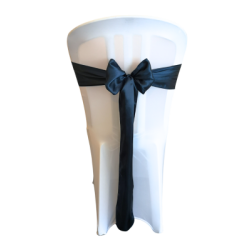 Boucle en satin marine