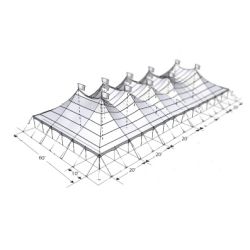 Chapiteau 60x120 avec cts