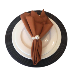 Anneau perle pour serviette de table