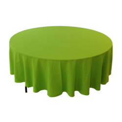 Nappe 90'' ronde lime