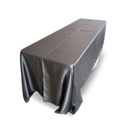 Nappe 90x156 satin charcoal