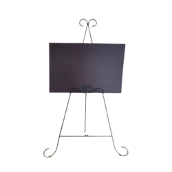 Chevalet en fer forg noir