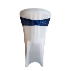 Bandeau en paillette bleu royal