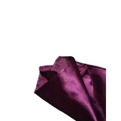 Serviette de table satin prune (petite)