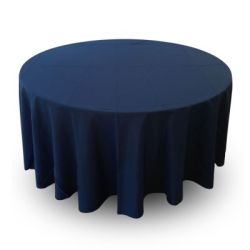 Nappe 120'' ronde marine