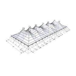 Chapiteau 60x140 avec cts