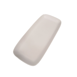 Plateau de service blanc 8''x17''
