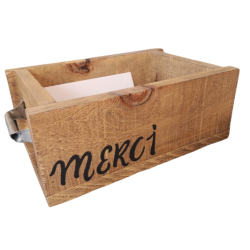 Boite  carte rustique