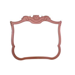 Cadre vieux rose rustique