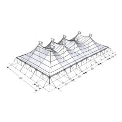 Chapiteau 60x100 avec cts