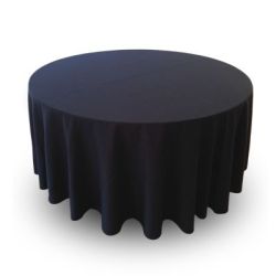 Nappe 114'' ronde marine