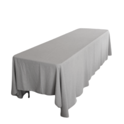 Nappe 90x132 burlap grise