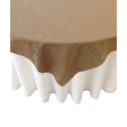 Sur-nappe floral dor