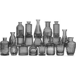 Mixte de vases boho noir