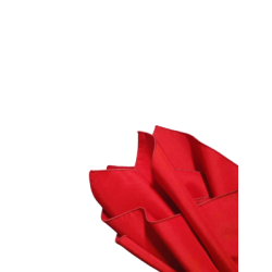 Serviette de table rouge pompier