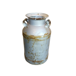 Bidon de lait rustique