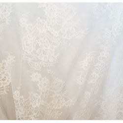 Nappe 54''x120'' dentelle ivoire