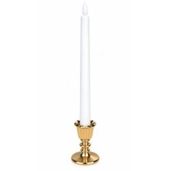 Bougeoir doré 3''