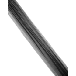 Voilage noir 2.5' x 20'