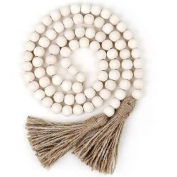 Guirlande perle en bois