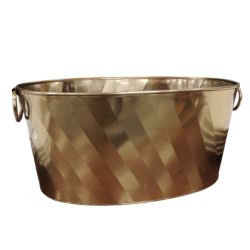 Seau  champagne dor textur 17''x12''x8,5''