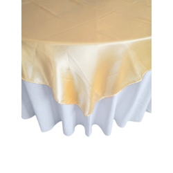 Sur-nappe 72x72 satin mangue