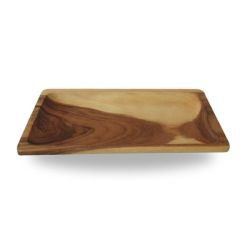 Plateau de service en bois 13''x 25''