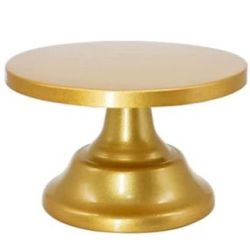 Prsentoir  gteau dor sur pied 5''x8''