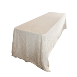 Nappe rectangulaire dentelle ivoire