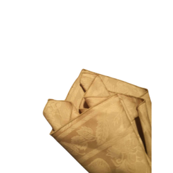 Serviette de table floral doré
