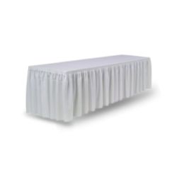 Jupes de table blanche
