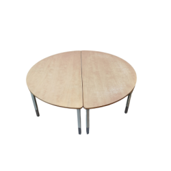 Table enfant 60'' ronde (demi-lune)