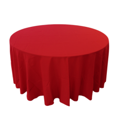 Nappe 114'' ronde rouge