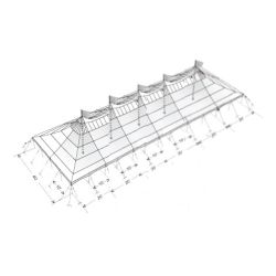 Chapiteau 40x120 avec cts