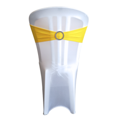 Bandeau jaune avec bijoux