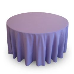 Nappe 120'' ronde lilas