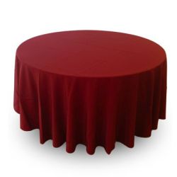 Nappe 120'' ronde bourgogne
