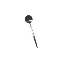 Cuillère à café/dessert noire charcoal foncé
