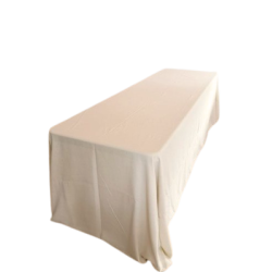 Nappe 90x156 burlap ivoire